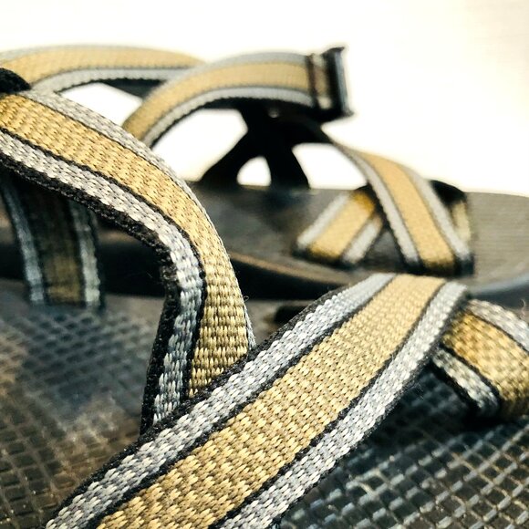 Chaco Men's Sport Sandal in Black Grey and Tan Size M8 - Picture 11 of 12